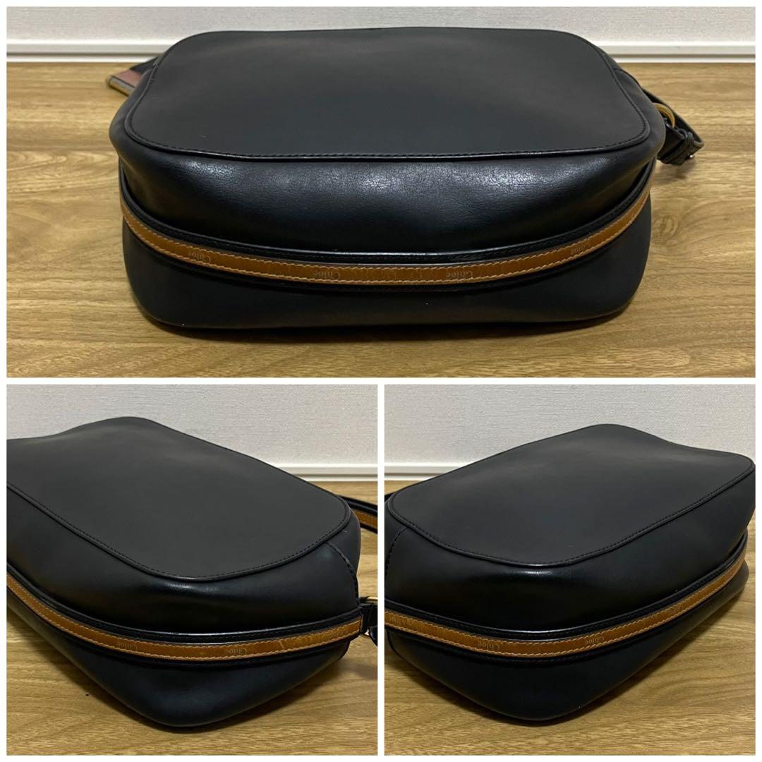 《極美品》Chloe（クロエ） レザー ショルダーバッグ ブラック 黒