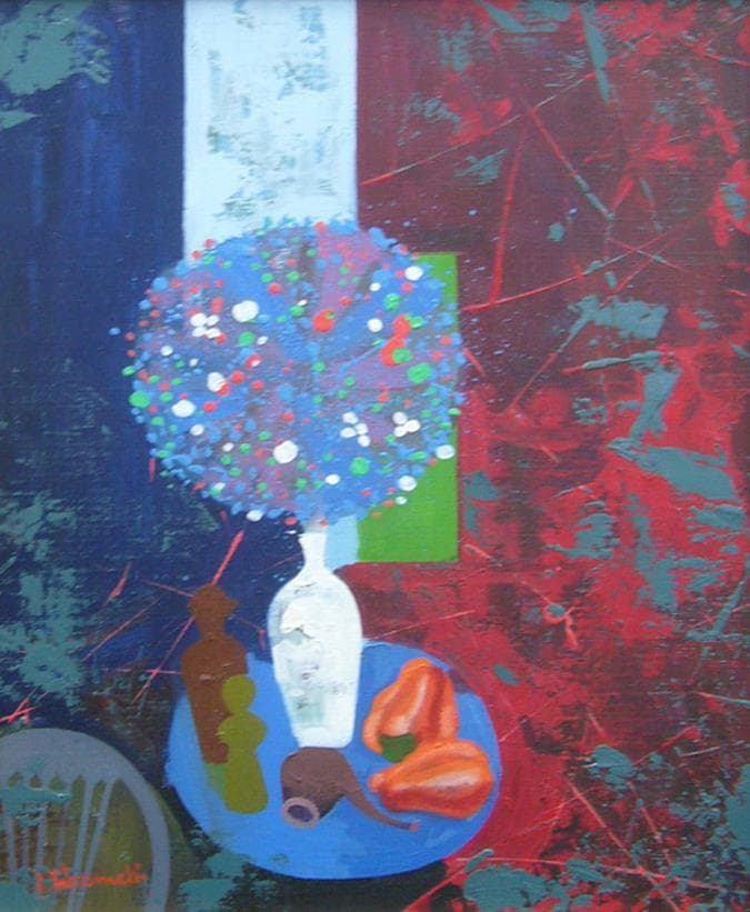 竹内敏彦 絵画 油絵 肉筆油絵 静物画 抽象画 S115618305