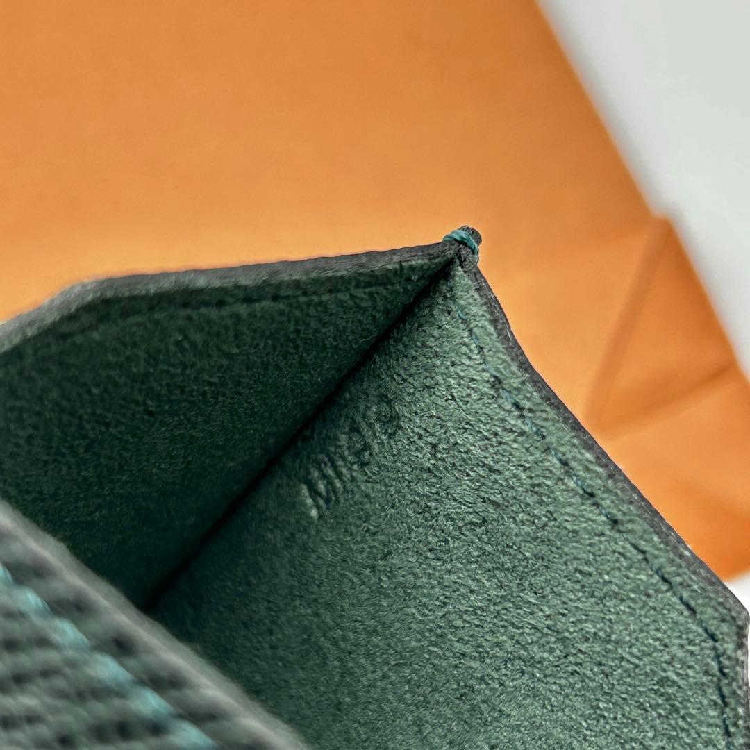 未使用級 ルイヴィトン ペンケース カードケース エテュイスティロ 緑 エピ