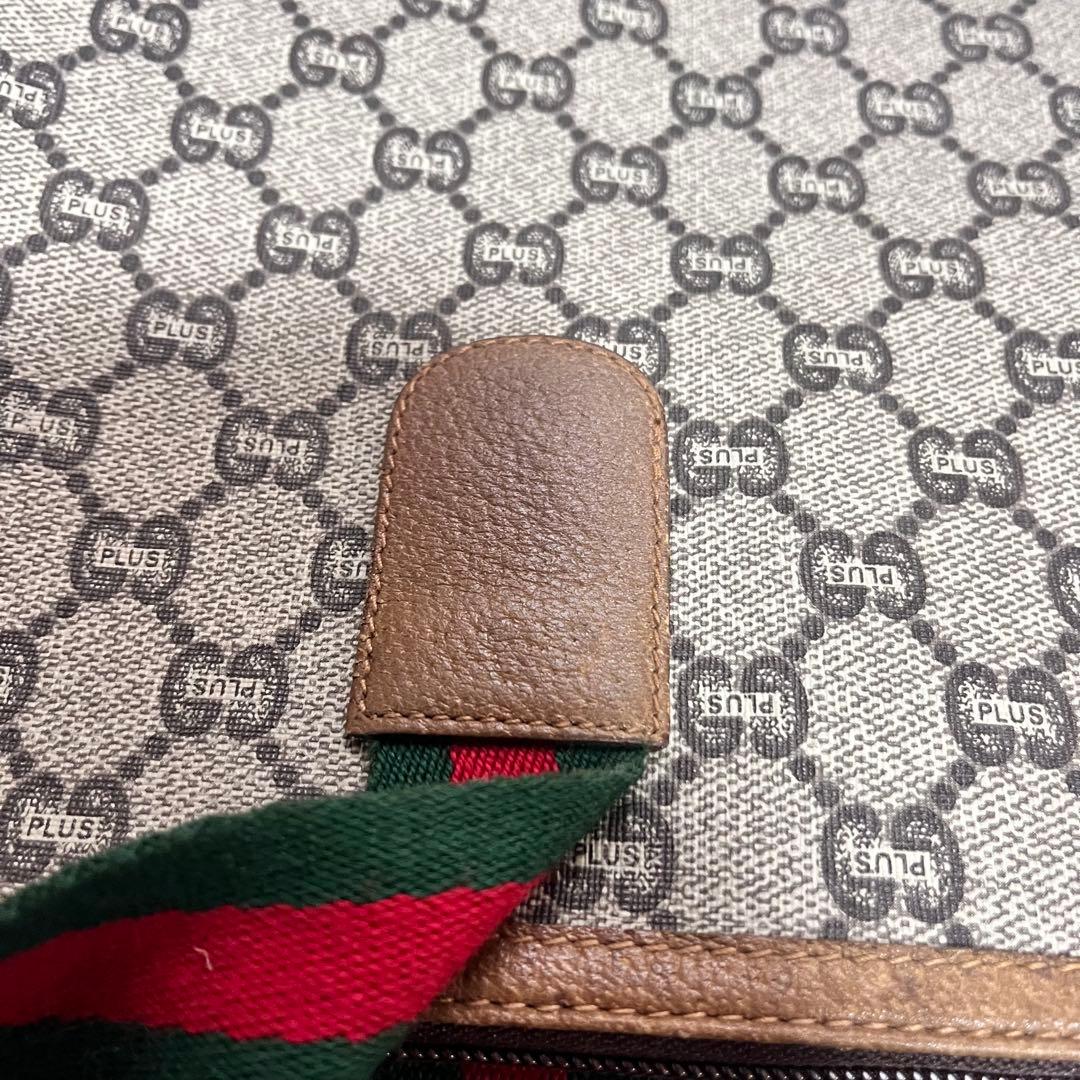 グッチ　グッチプラス　トートバッグ　シェリーライン　オールドグッチ　レア　gg