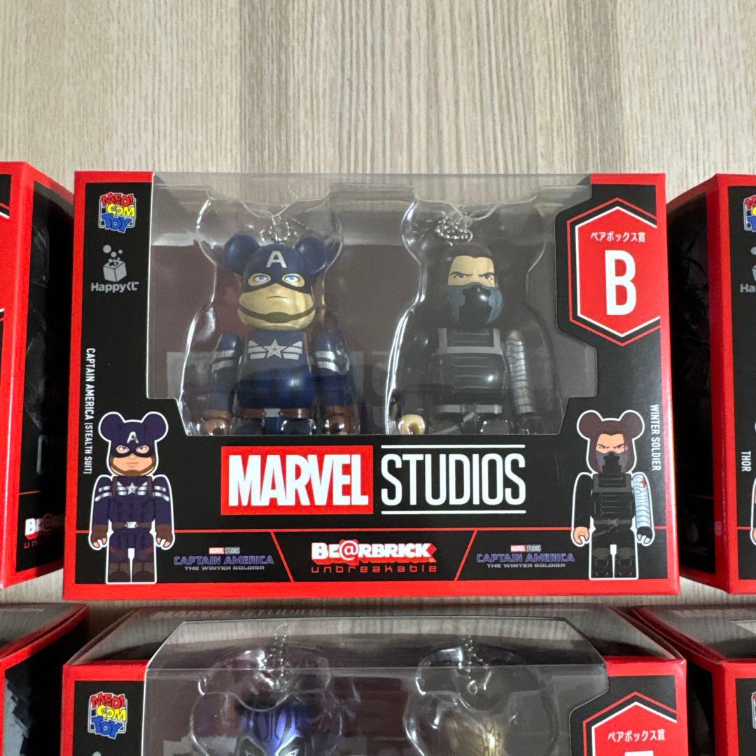 値下中MARVEL STUDIOS BE@RBRICK ハッピーくじA-Gセット - メルカリ