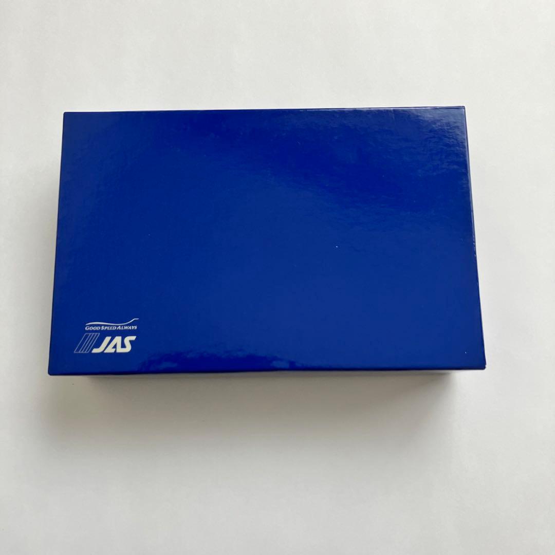 日本エアシステム JAS 飛行機 機内品 時計 置き時計 ダイキャスト 希少品