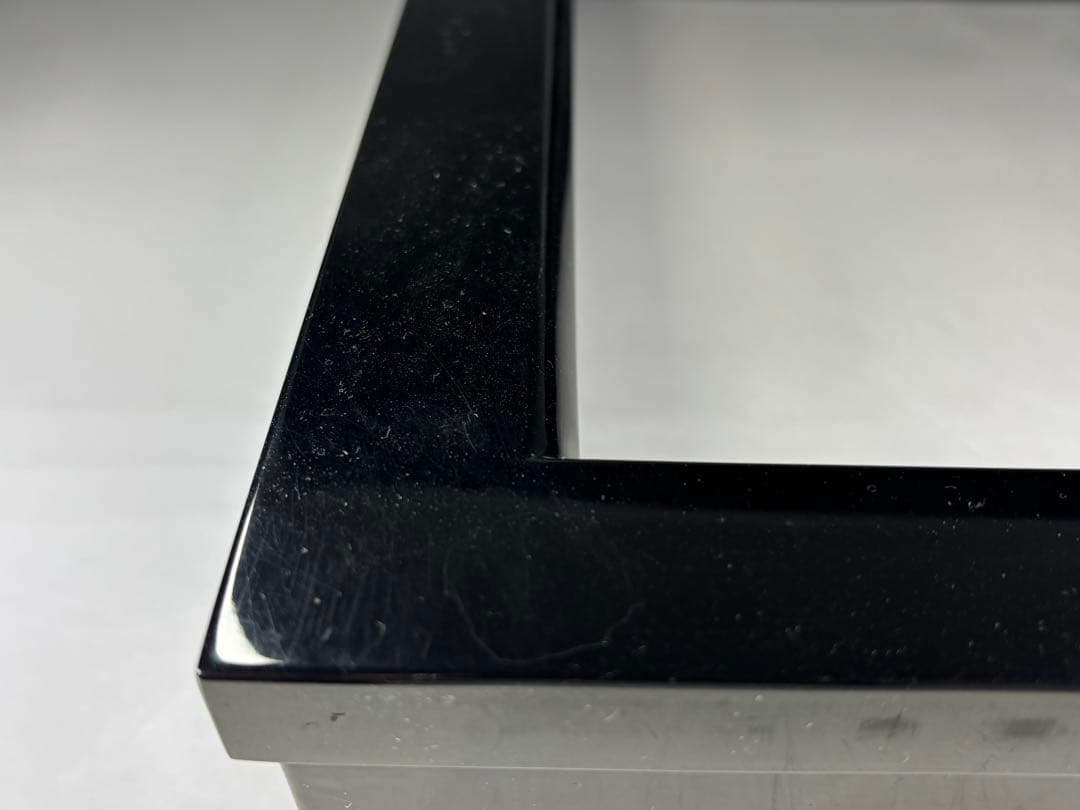 塗師『細川司光』造 真塗 炉縁 共箱 栞付き 漆器 漆芸