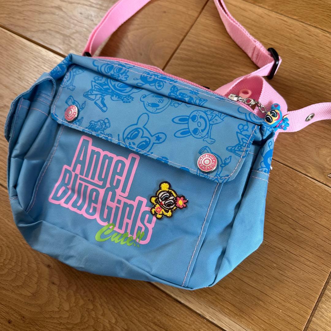 レア 平成 Angel Blue Girls ショルダーバッグ 水色 - メルカリ