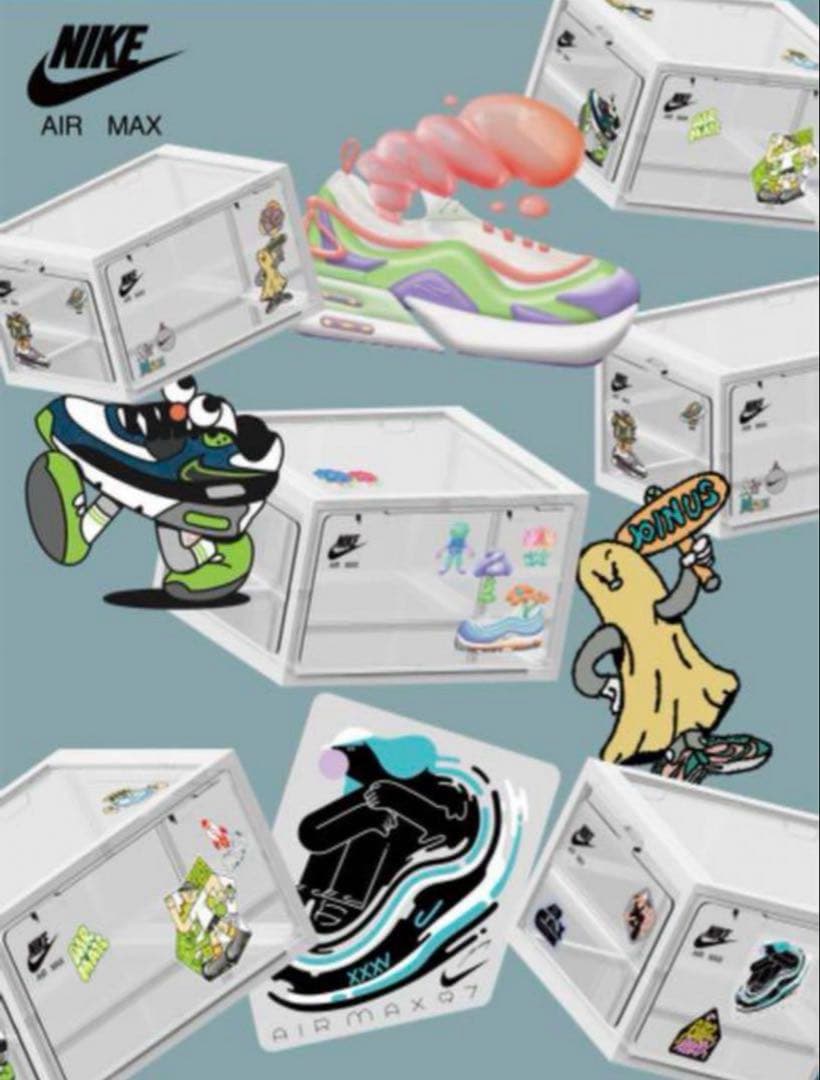 非売品】 NIKE AIR MAX シューズボックス ステッカー付