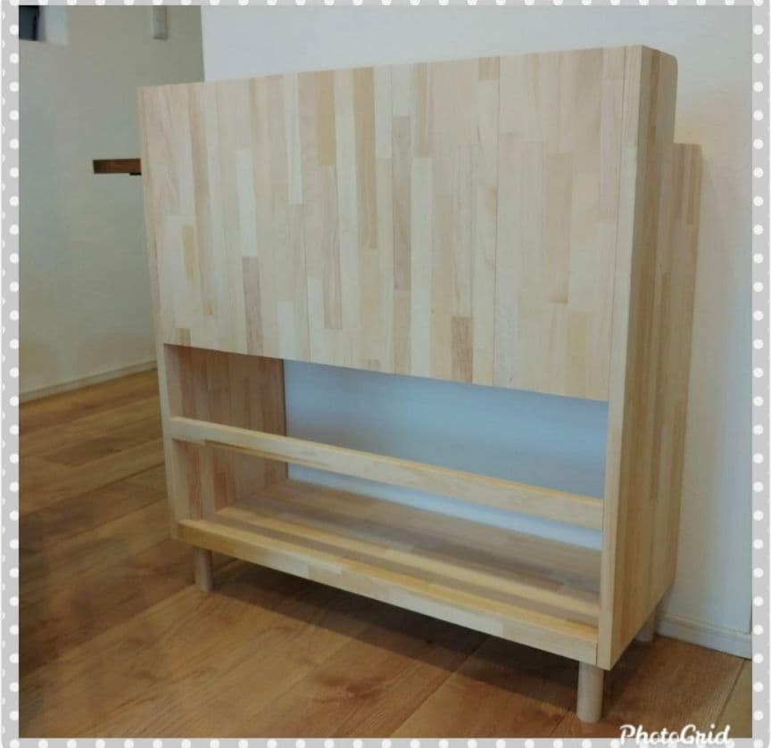 現物1点 ハンドメイド 絵本棚 本棚 知育