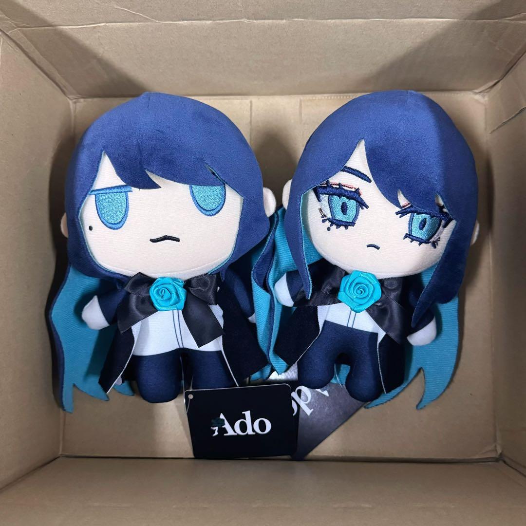 生まれましたよおめでとうAdoちゃんぬいぐるみ A B 2個セット - メルカリ