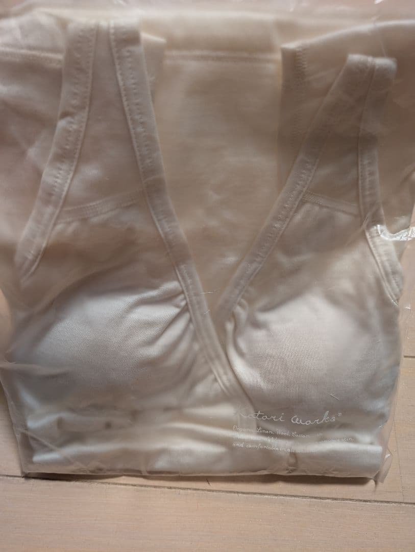 コトリワークス 新品未使用 極薄ウール ブラキャミソール M オフホワイト