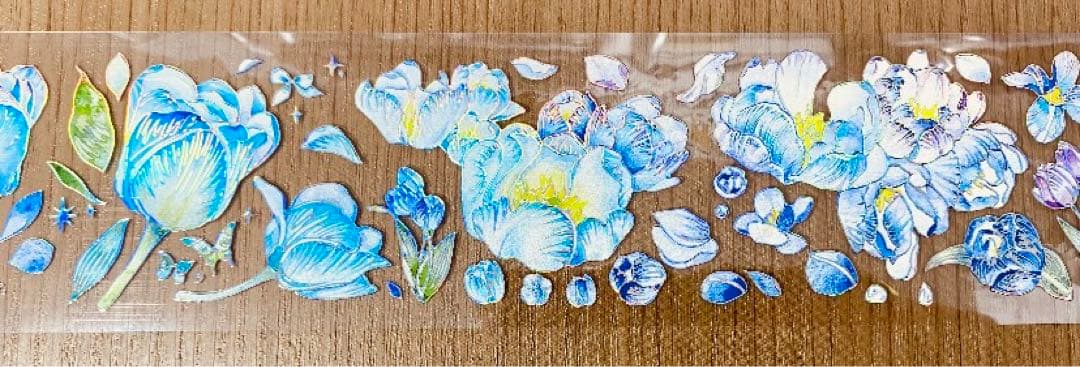 ▶︎import/海外マスキングテープ4本巻き売りセット/花/再入荷値下げ