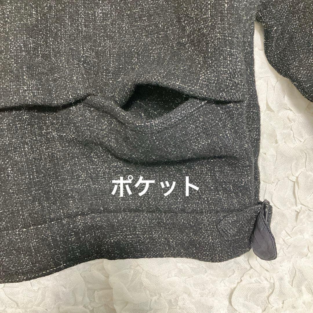 Y's for men【初期タグ】ブルゾン ツイード ジップ 黒 - メルカリ