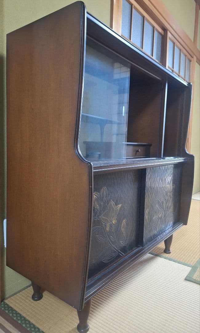 ☆送料込み【1960年代:レトロ家具】 茶箪笥