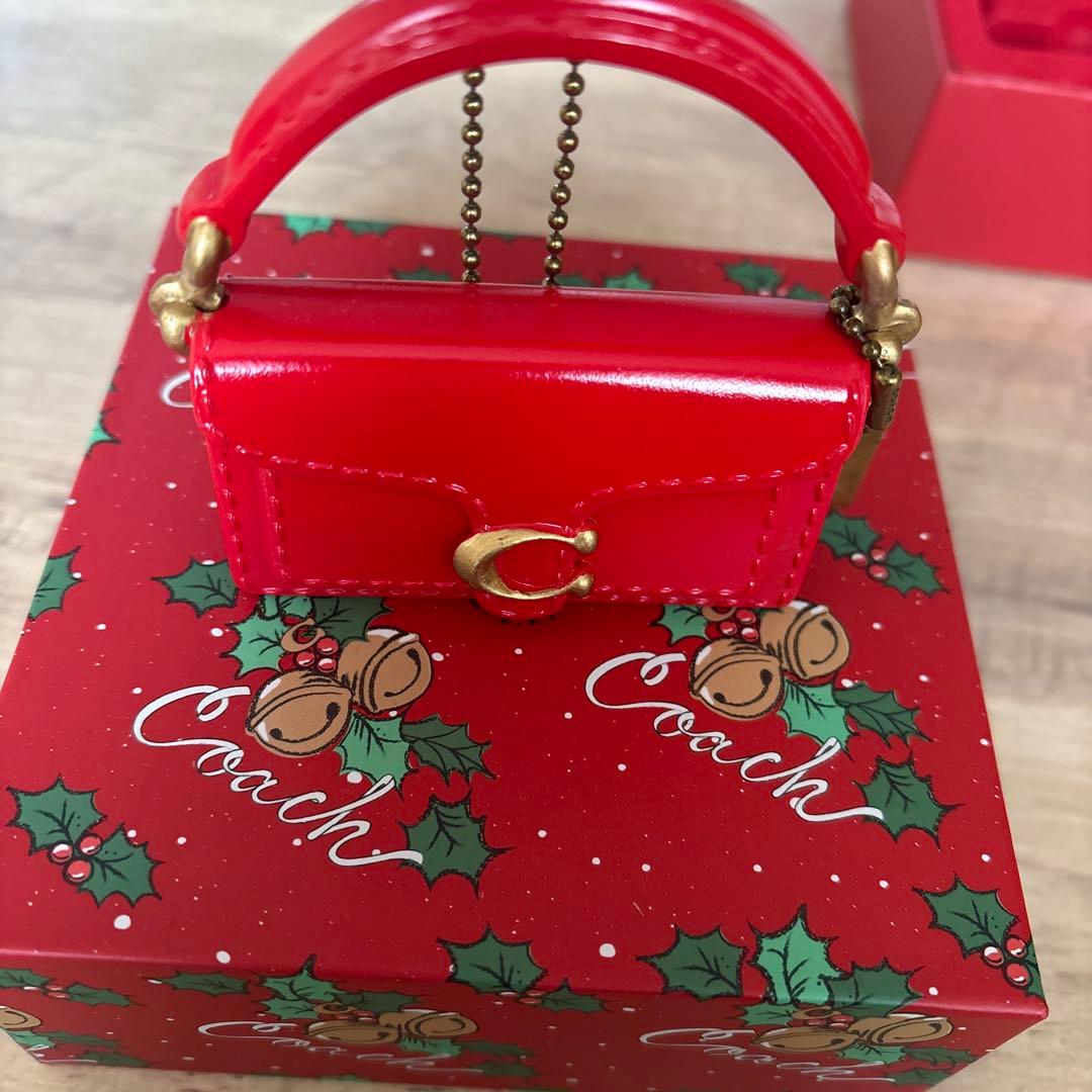 非売品 coachクリスマスノベルティ ミニバッグ - メルカリ