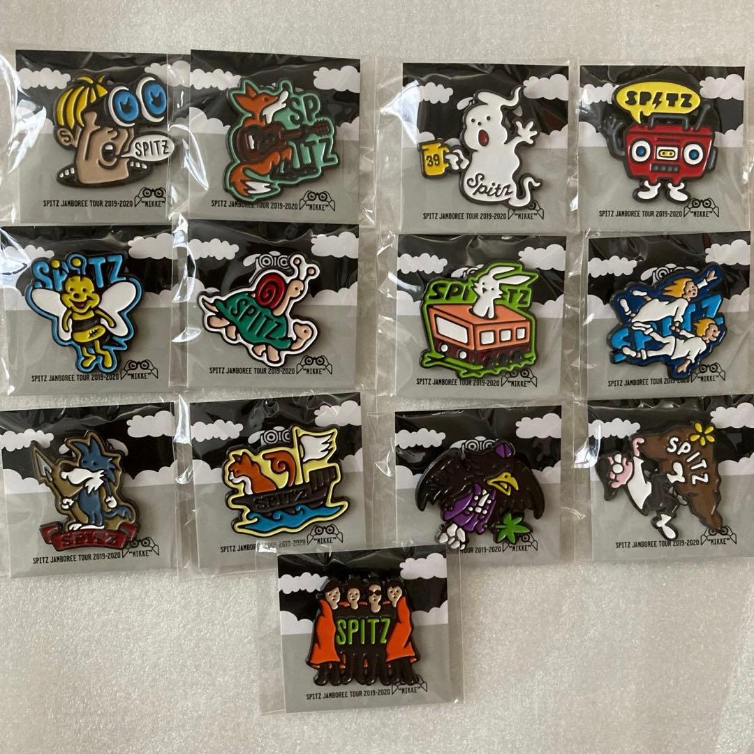 スピッツ MIKKEツアー ピンバッジ 全13種 フルコンプ - メルカリ