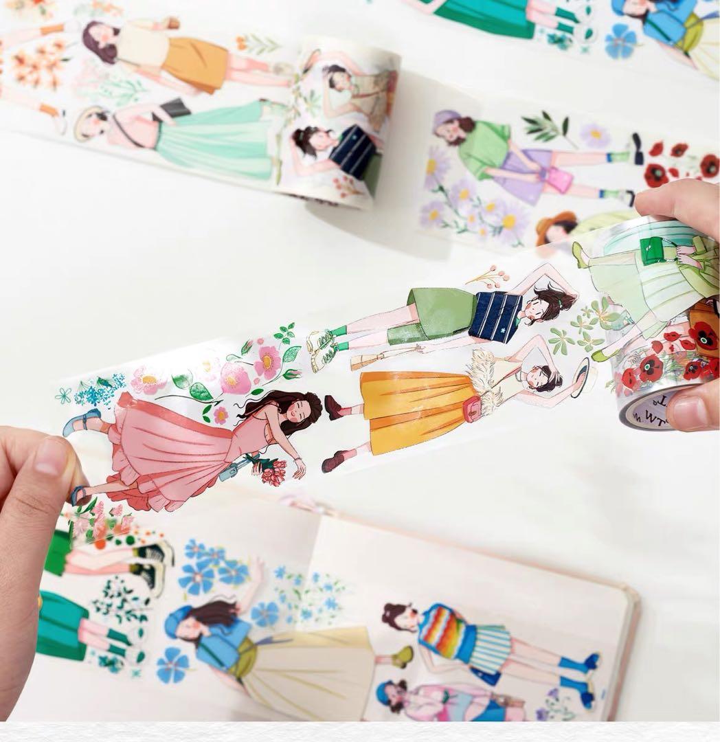 ⭐️SALE⭐️WT《一笔悠然》海外マスキングテープ　マステ 【1328】