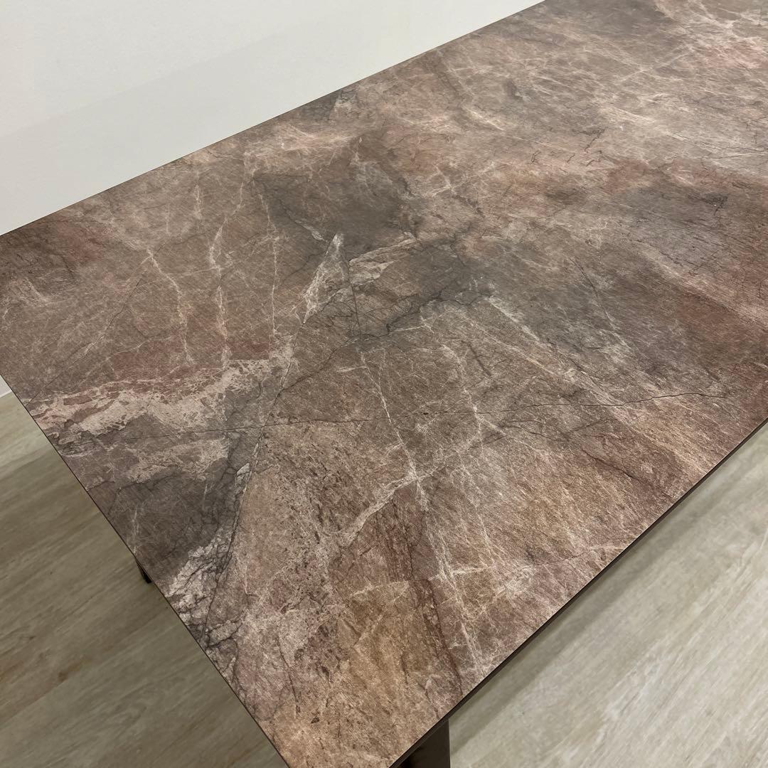 新品☆大理石柄テーブル メラミン仕様 モダンスタイル スタイリッシュ 4人用