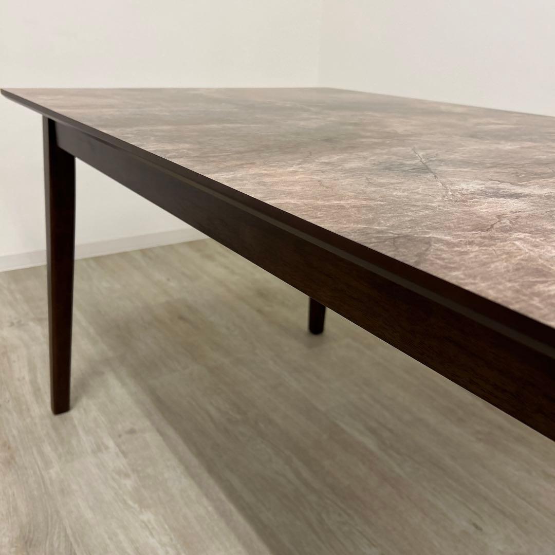 新品☆大理石柄テーブル メラミン仕様 モダンスタイル スタイリッシュ 4人用