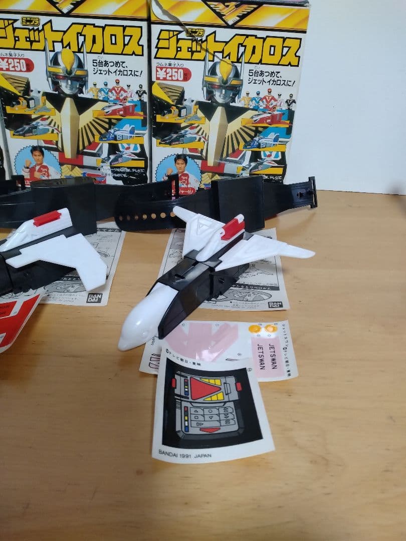 日*4様 鳥人戦隊ジェットマン ジェットイカロス 5セット 食玩｜日