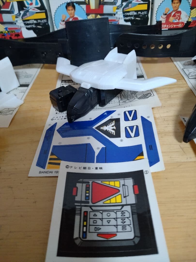 日*4様 鳥人戦隊ジェットマン ジェットイカロス 5セット 食玩｜日