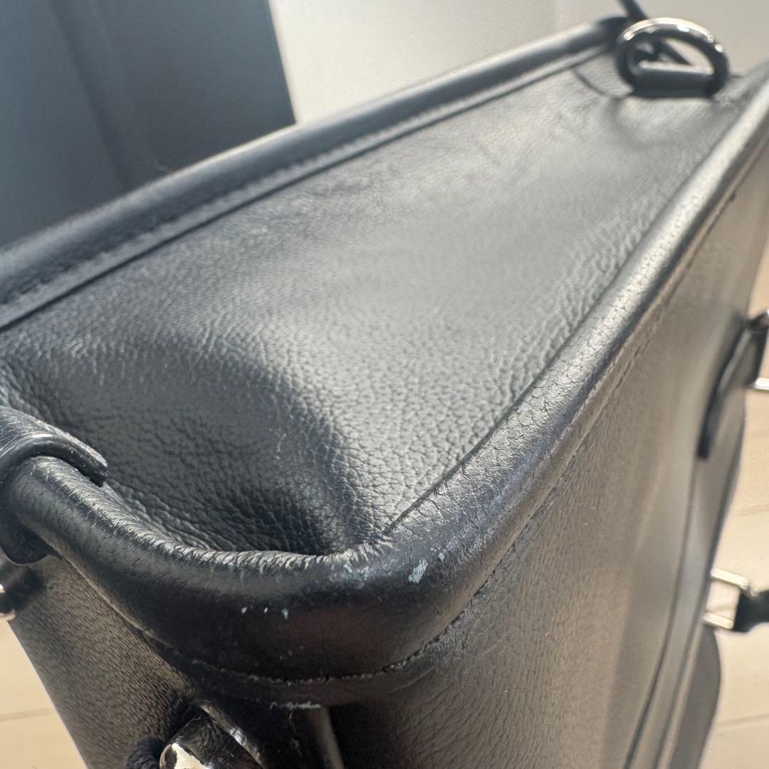 【COACH】レザービジネスバッグ 黒 ブラック