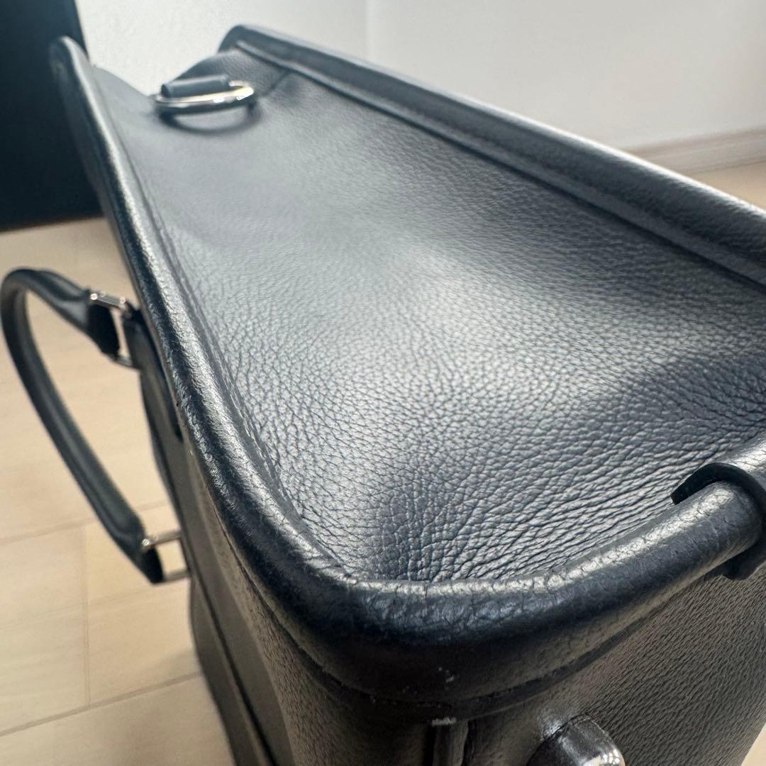 【COACH】レザービジネスバッグ 黒 ブラック