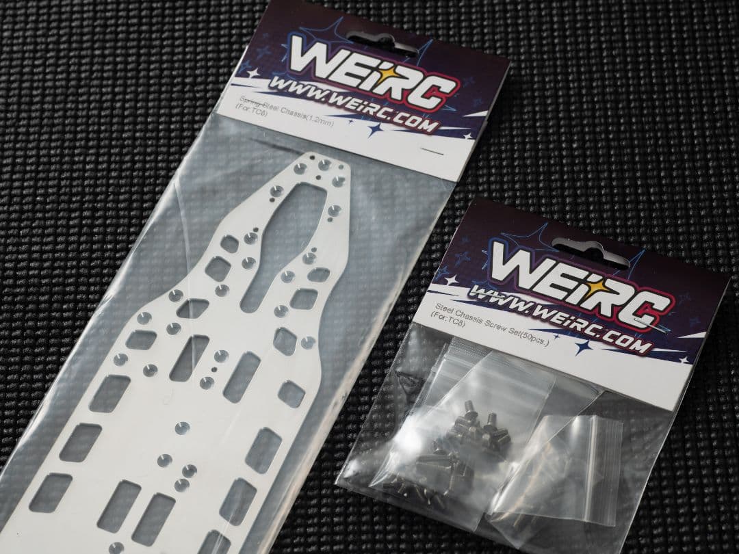 WEiRC アソシ TC8用1.2mmスチールシャーシセット