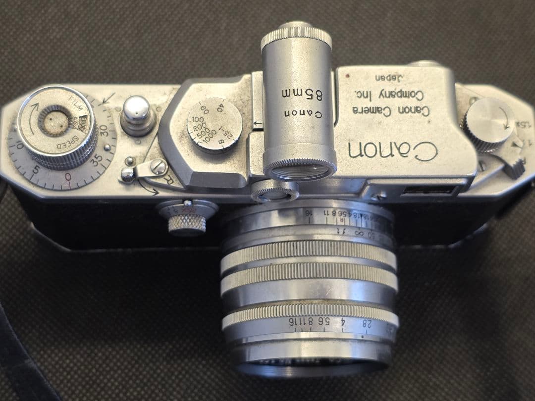 希少アンティークCanon カメラ レンズ4本 ファインダー2個付き