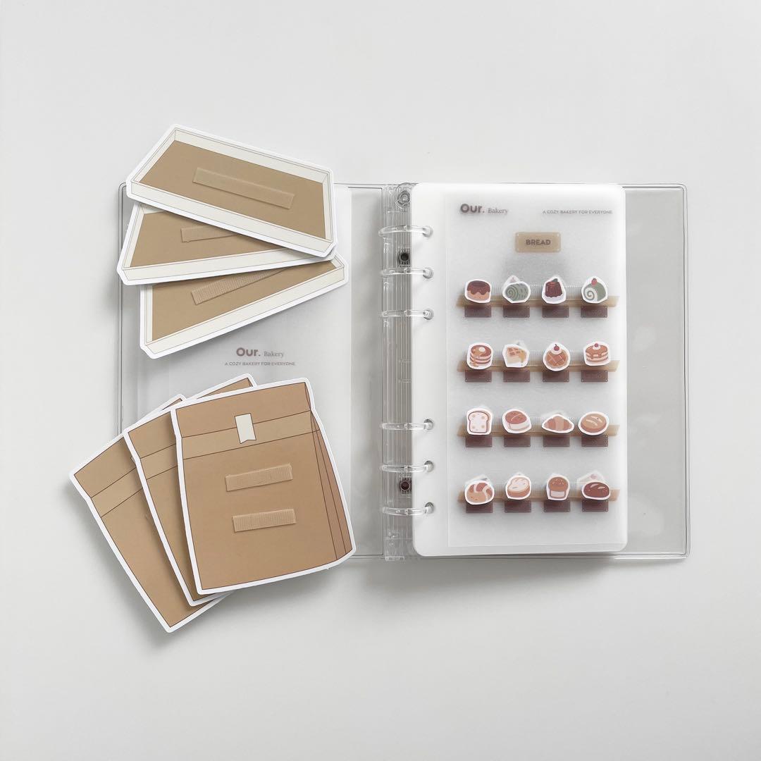 早い者勝ち 韓国 貯金 バインダー カバー リフィル ベーカリー