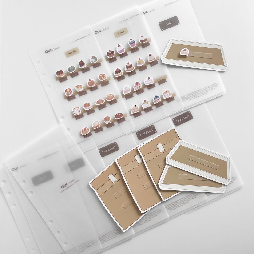 早い者勝ち 韓国 貯金 バインダー カバー リフィル ベーカリー