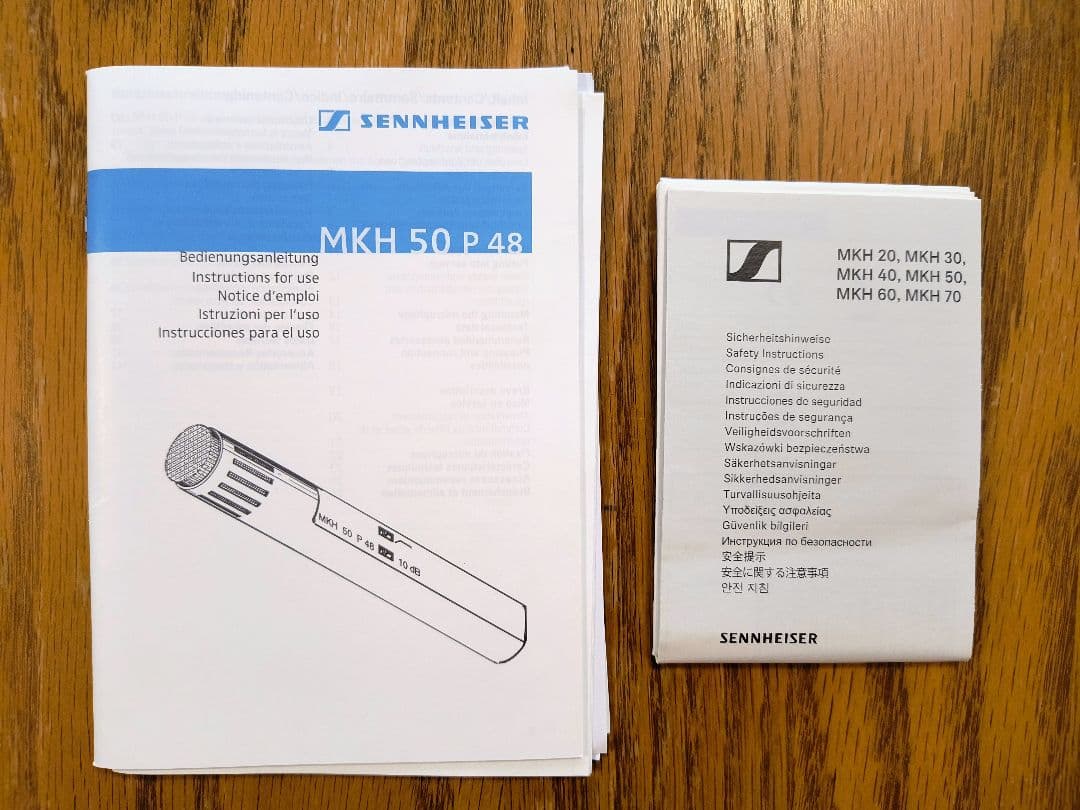 【極美品】SENNHEISER MKH 50-P48 狭指向性コンデンサーマイク