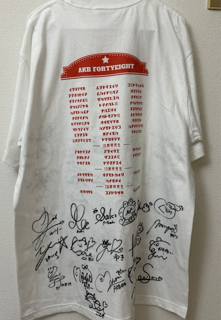 AKB48 なんてったってAKB48 17ライブ サインTシャツ