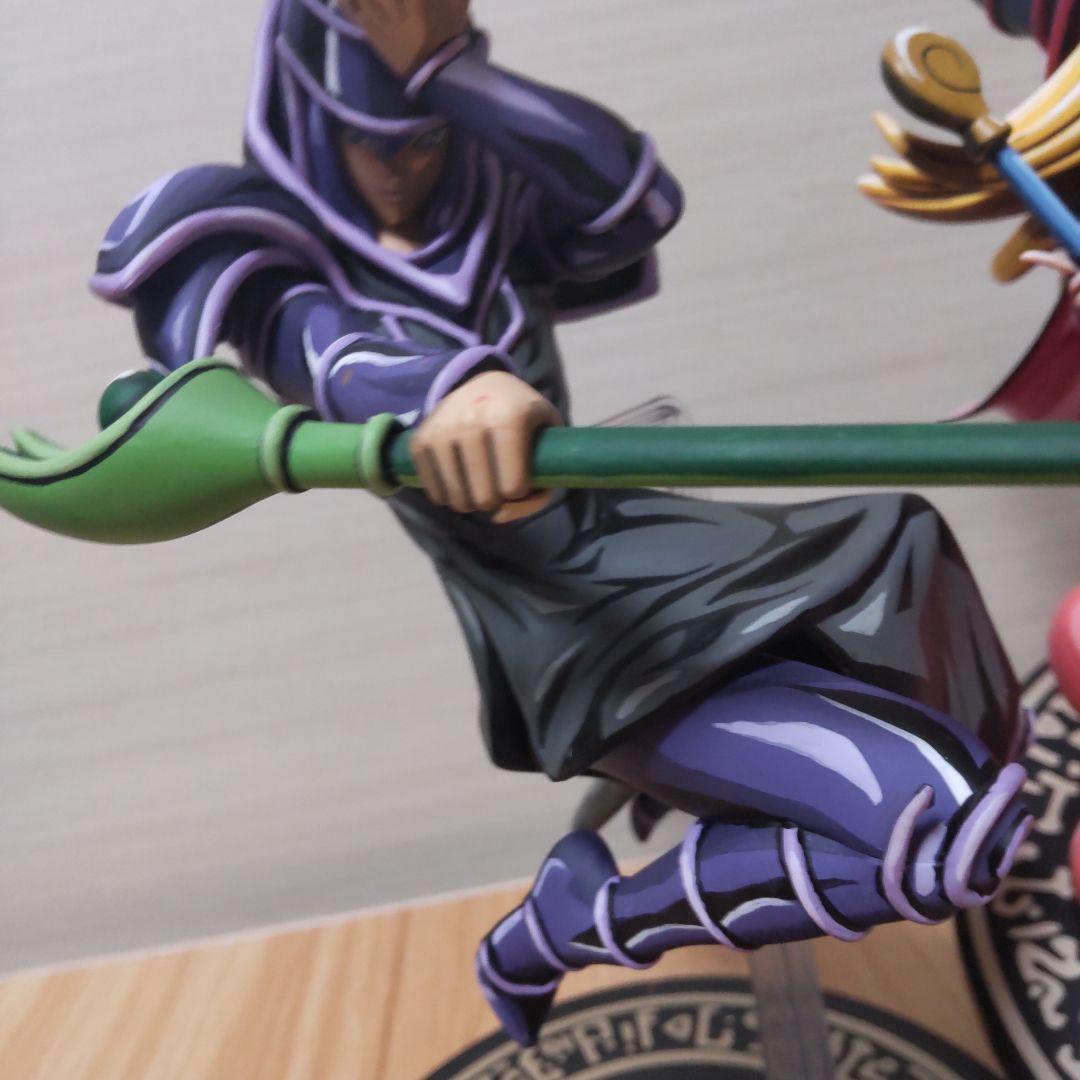 ブラックマジシャン ブラックマジシャンズガール 遊戯王リペイントフィギュアセット