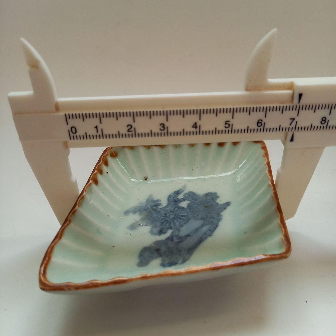 古伊万里　小皿　手塩皿　コンニャク印判　江戸骨董