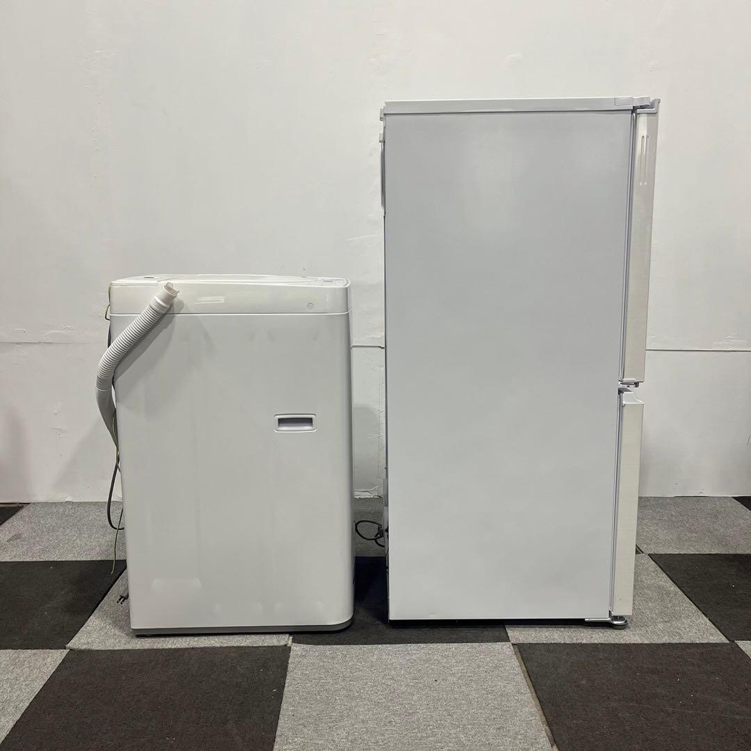 生活家電2点セット SHARP 冷蔵庫 152L 洗濯機 5.5kgFe2024
