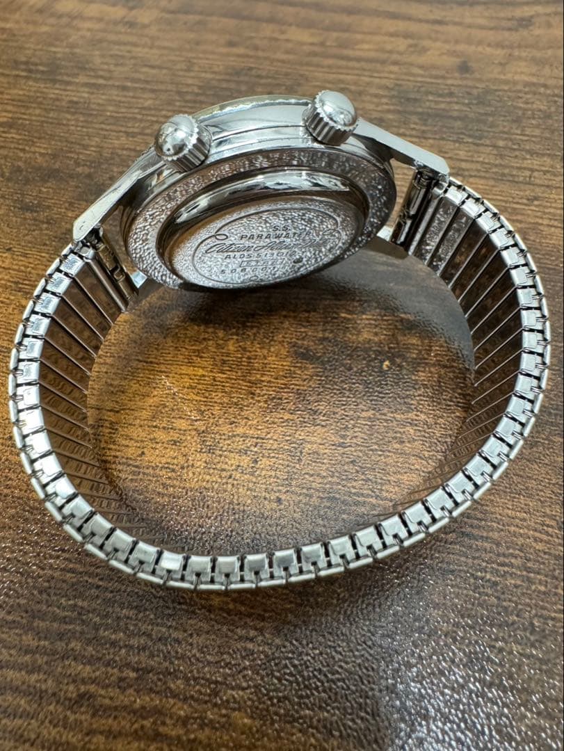 激レア シチズン ALDS 51301a-Y 銀文字盤 稼働 デッドストック