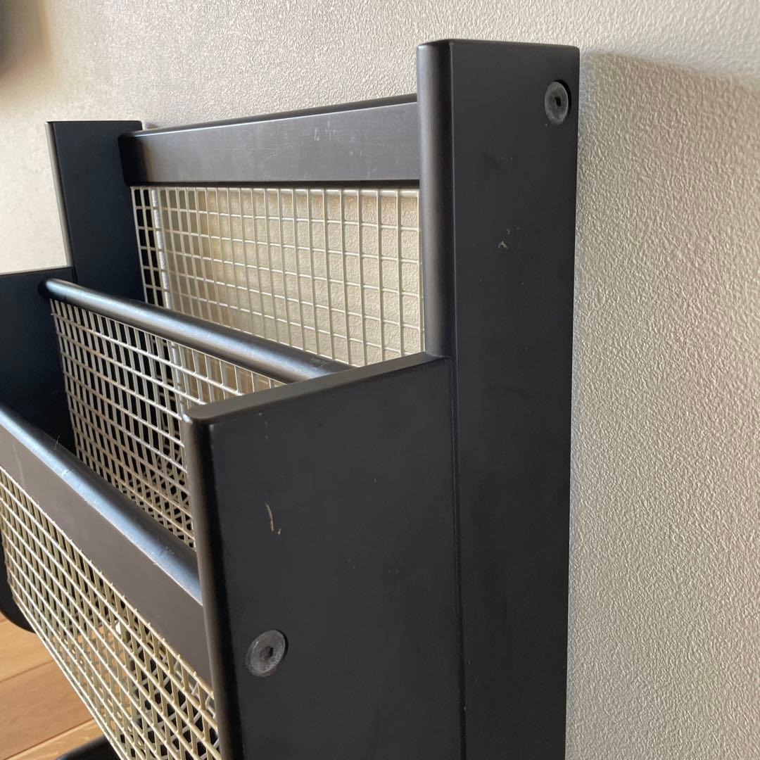 80-90s カリモク マガジンラック レトロモダン ミッドセンチュリー