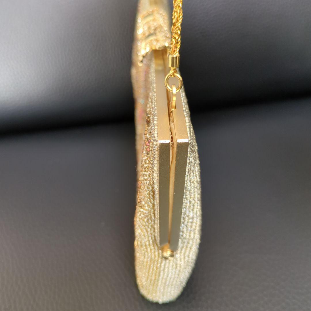 【美品】ビーズバッグ ハンドバッグ　和装洋装　アンティーク　ヴィンテージ2WAY