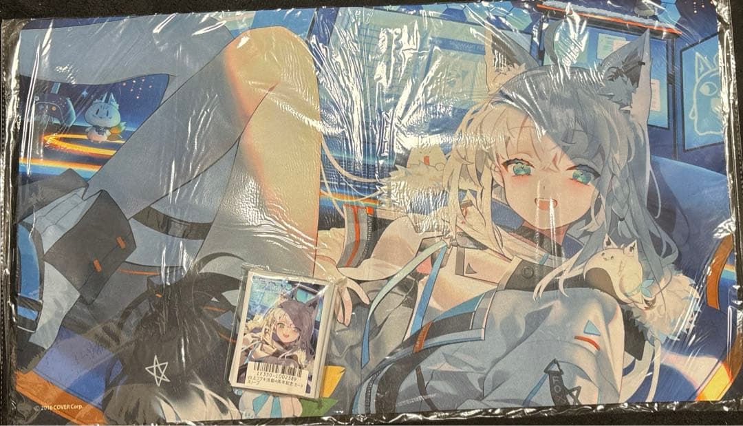 白上フブキ 活動4周年記念 グッズ ラバーマット スリーブ ホロライブ