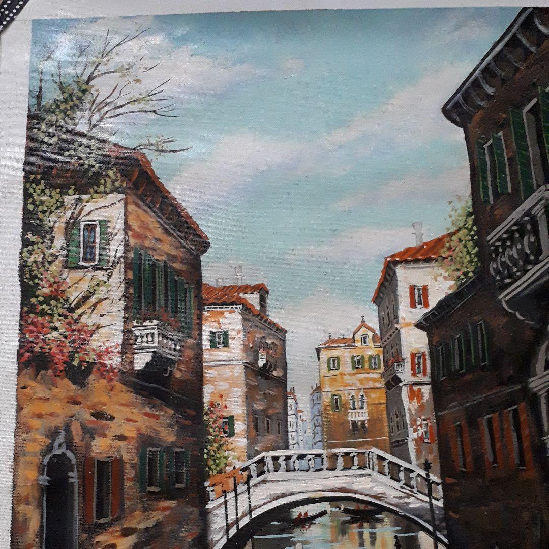 【油絵】イタリアベネチアの景色
