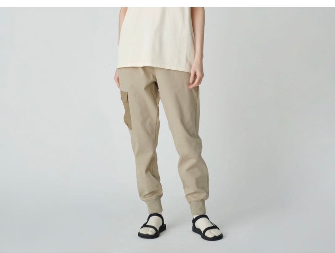 st725 PEAK ベージュカーゴパンツ