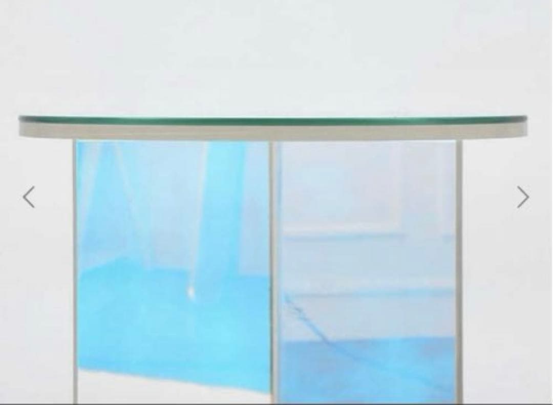 オーロラ ホログラム 韓国風アクリル形ミニサイドテーブル