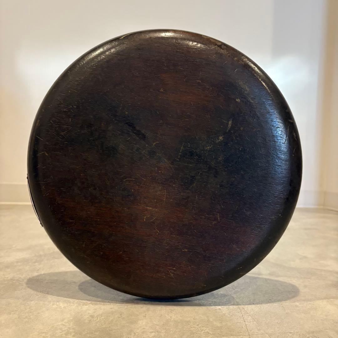 木製スツール　ドラムスツール　3本脚　昭和33年