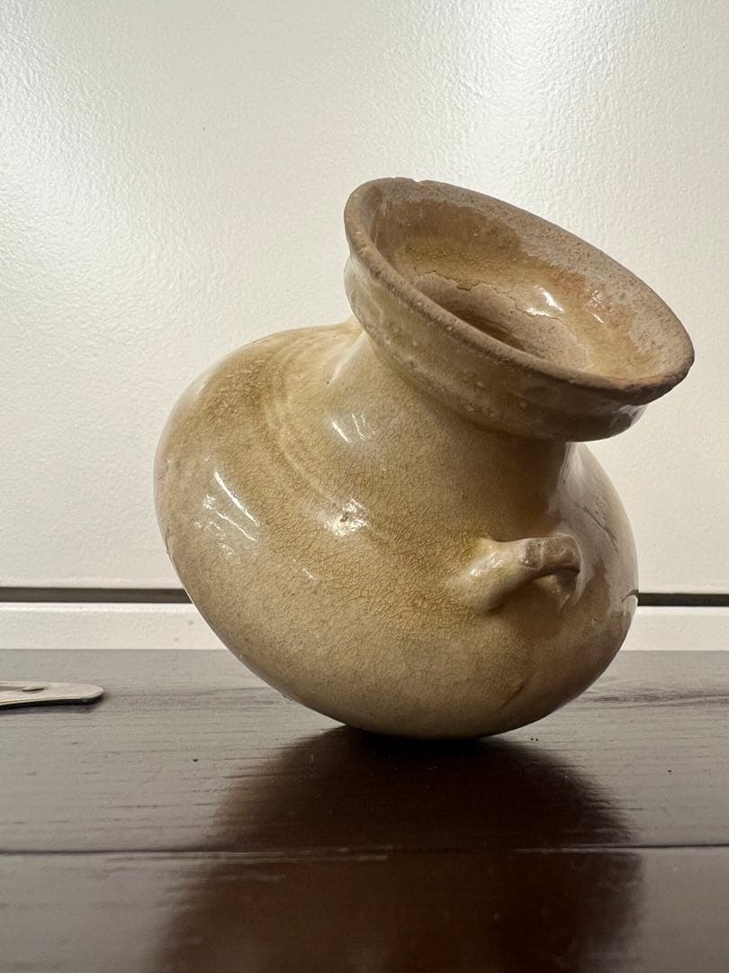 236）特価✿山中塗☆呉藤穣太郎作☆木賊蒔絵大平棗（内銀地）☆破魔