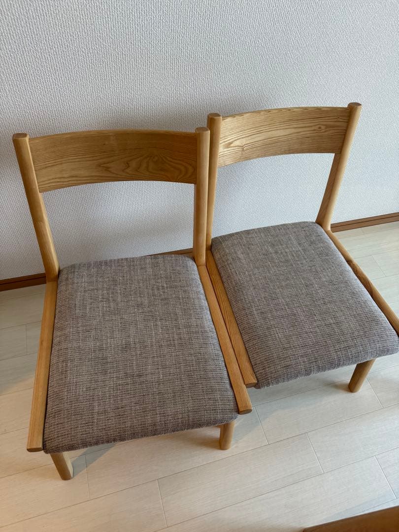 定価49580円　北欧風　天然木 ダイニング3点セット