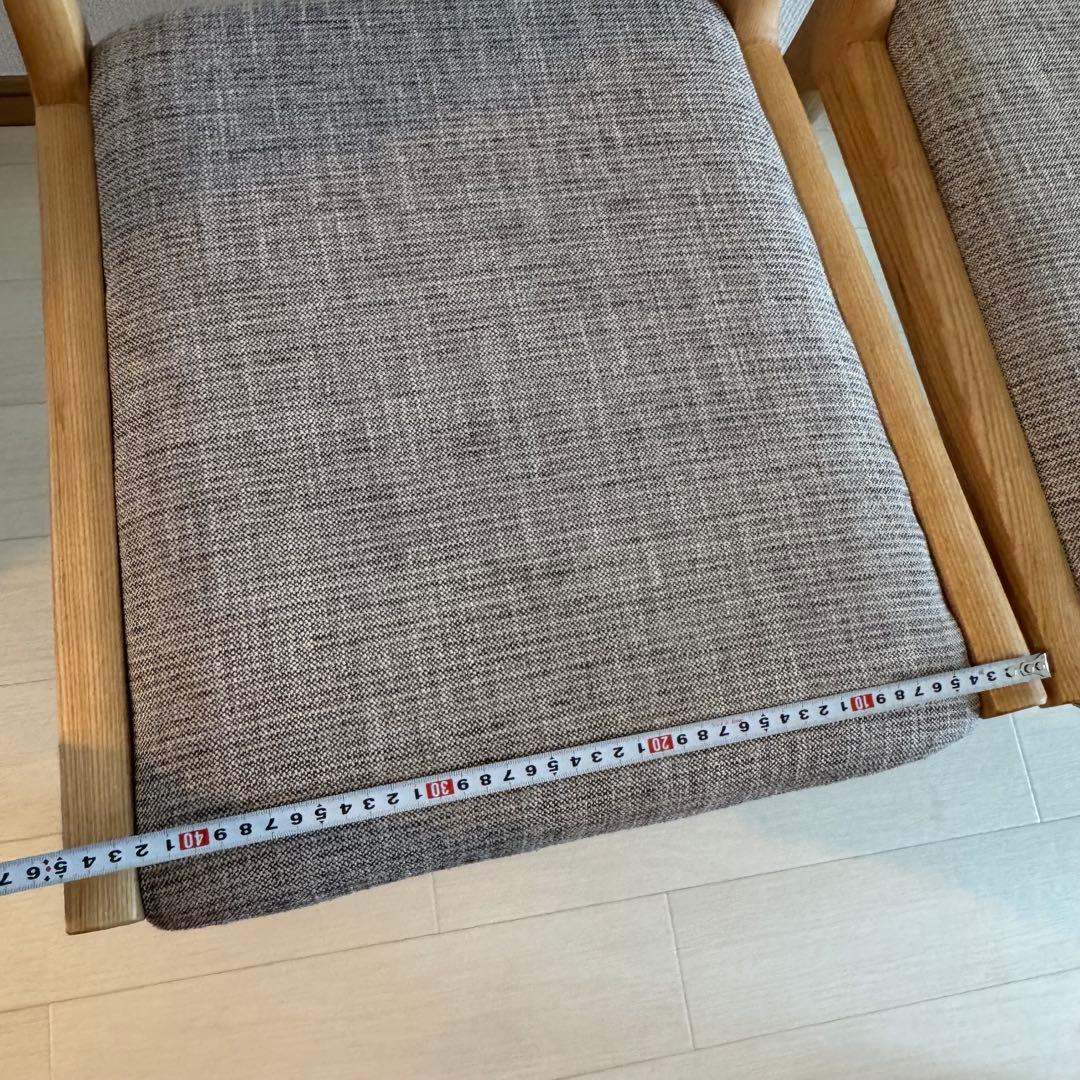 定価49580円　北欧風　天然木 ダイニング3点セット