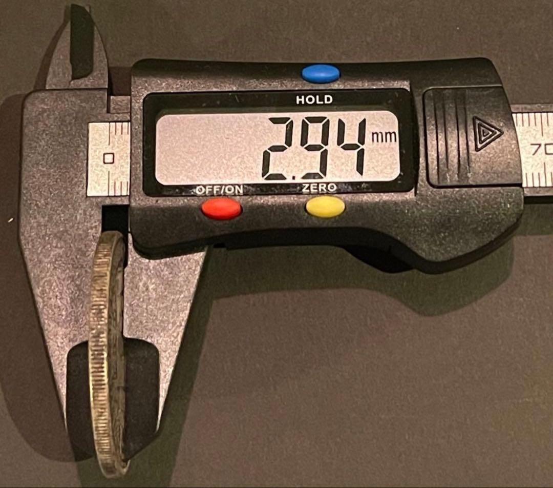 本物 植民地銀貨 1817年 ポルトガル640レイス 実測26.15g