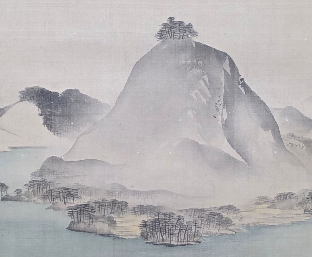 【天橋立図(大幅)】川端玉章 1018 天の橋立 京都 掛け軸 肉筆