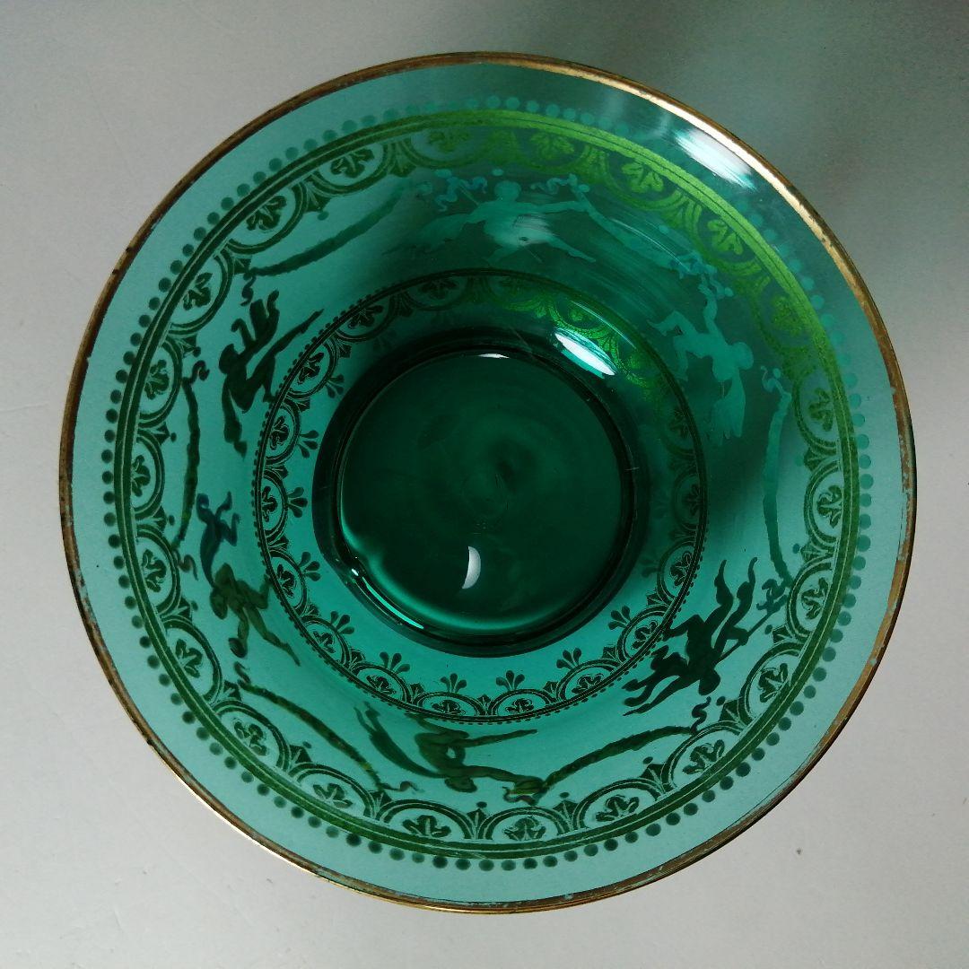 イタリア ベネチアングラス ヴェネツィア ムラノ エナメル彩 金彩 皿