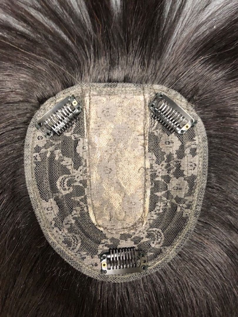 人毛100%ショートウィッグ　人毛100%ヘアピース　部分ウィッグ