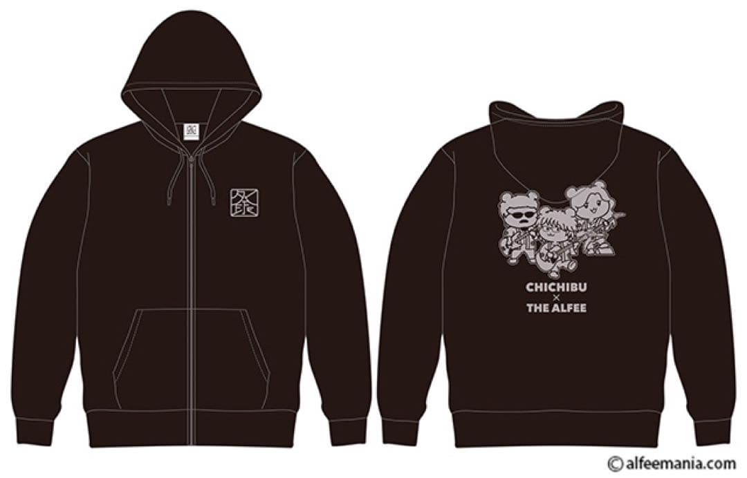 THE ALFEE 51年目の冬祭り パーカー 黒 ポテくまくん - メルカリ