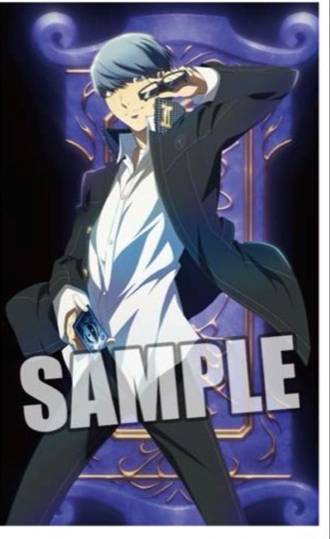 鳴上悠　マリー　キービジュアル 縦長クッション ペルソナ4 ザ・ゴールデン